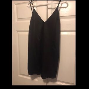 black mini slip dress worn once!